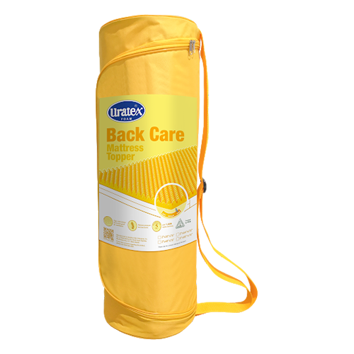 Uratex Back Care Mattress Topper Firm, back view