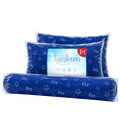 Uratex Happy Dreams 2+1 pillows and bolster set in blue star-print covers