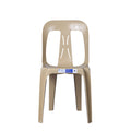 Uratex Monoblock 101 Classic Chair in beige, front view