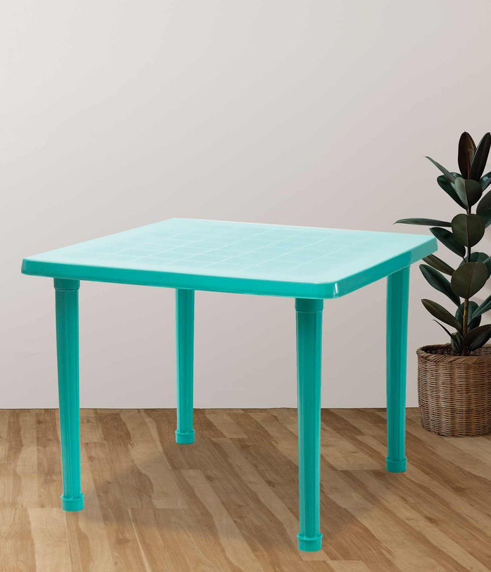 Uratex Monoblock 1201 Square Table in mint and green