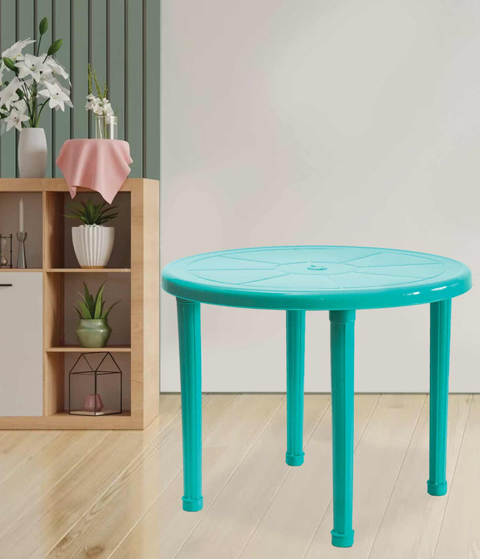 Uratex Monoblock 601 Round Table in mint and green