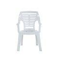 Uratex Monoblock 701 Macho High Back Armchair in white, back view