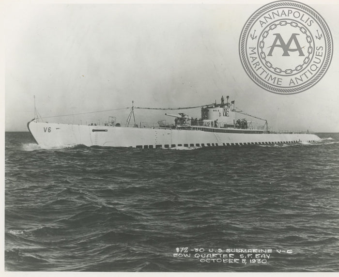 USS Nautilus (SS-168 / V-6) Submarine