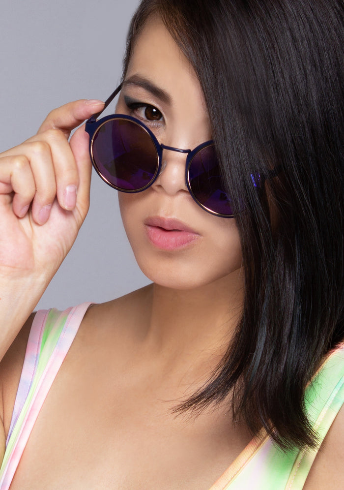 LASR Walk of Fame Oversized Sunglasses — front view