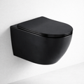 Solid Wall Hung WC Matt Black - Matte Black Wall Hung Toilet Pakistan - Aqua Bath