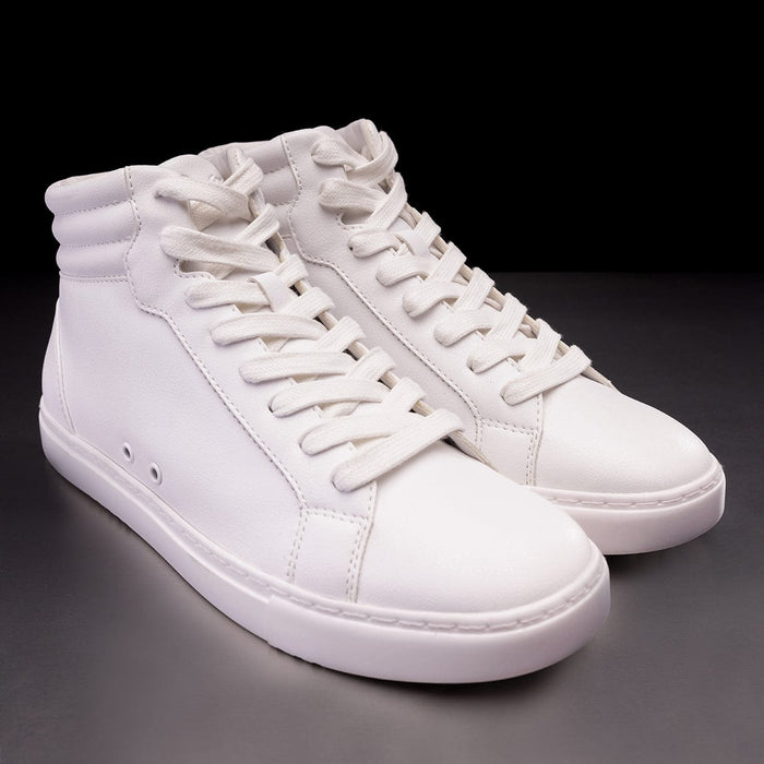 Fuego white high-top dance shoes