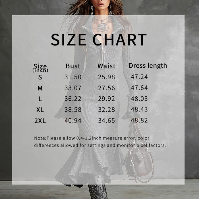 Women's Half Zip Bodycon Dress