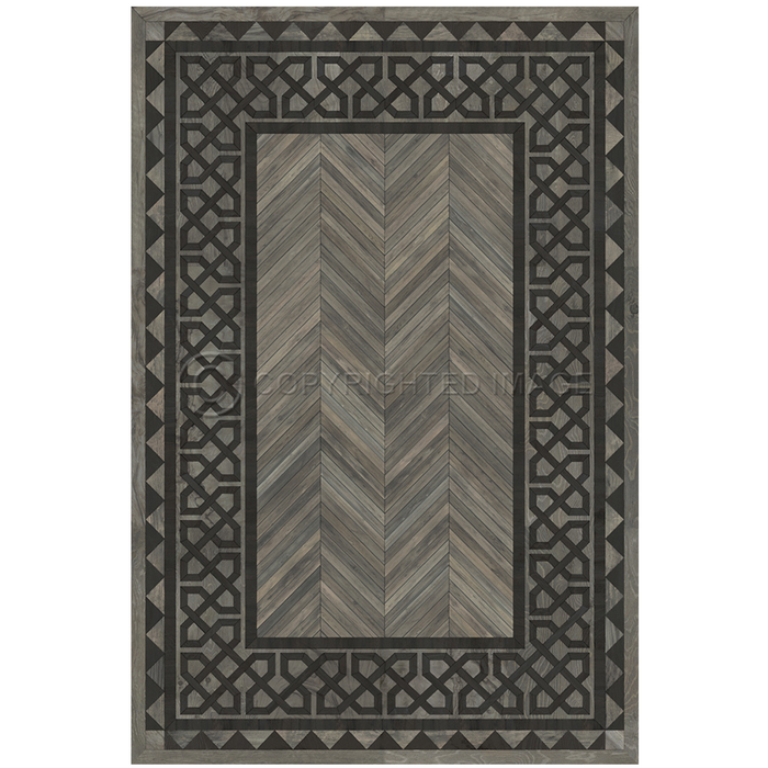 Artisanry University "Columbia" Vinyl Floorcloth Vinyl Floorcloths