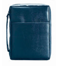 XL Blue Vinyl Bible Cover
